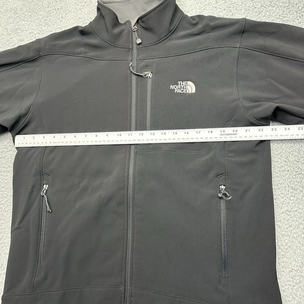 The North Face Mens Size Large Apex Bionic ANA1 Black Full-Zip Soft Shell Jacket
